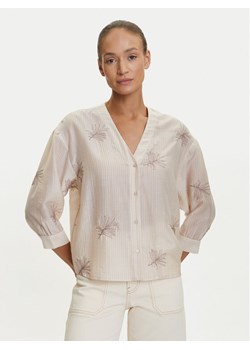 Tatuum Koszula Rue T2509.078 Beżowy Relaxed Fit ze sklepu MODIVO w kategorii Koszule damskie - zdjęcie 184677720