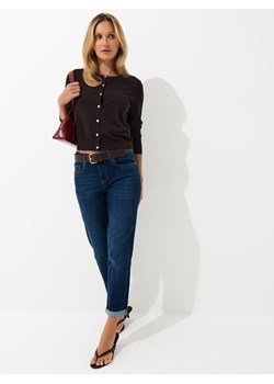 Mohito - Jeansy boyfriend - granatowy ze sklepu Mohito w kategorii Jeansy damskie - zdjęcie 184678761