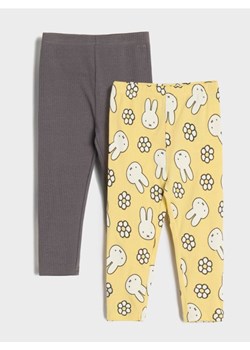 Sinsay - Legginsy Miffy 2 pack - żółty ze sklepu Sinsay w kategorii Odzież dla niemowląt - zdjęcie 184680150