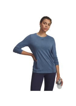 Damski longsleeve treningowy Under Armour Vanish Seamless Loose Ls - niebieski ze sklepu Sportstylestory.com w kategorii Bluzki damskie - zdjęcie 184680502