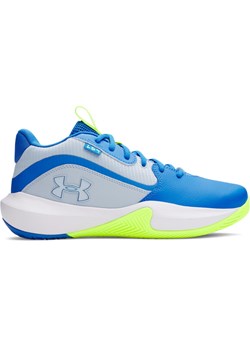 Buty do koszykówki uniseks Under Armour UA Lockdown 7 - niebieskie ze sklepu Sportstylestory.com w kategorii Buty sportowe męskie - zdjęcie 184680534
