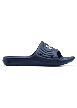 Męskie klapki UNDER ARMOUR Locker IV SL - granatowe ze sklepu Sportstylestory.com w kategorii Klapki męskie - zdjęcie 184680563