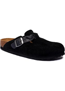 Birkenstock Skórzane mule Boston Braided | narrow fit ze sklepu Gomez Fashion Store w kategorii Klapki damskie - zdjęcie 184681353