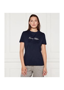 Tommy Hilfiger T-shirt | Regular Fit ze sklepu Gomez Fashion Store w kategorii Bluzki damskie - zdjęcie 184681360