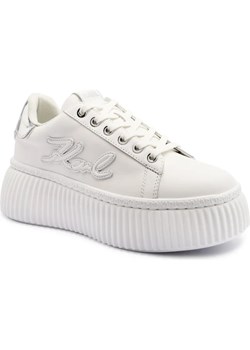 Karl Lagerfeld Skórzane sneakersy KREEPER LO ze sklepu Gomez Fashion Store w kategorii Buty sportowe damskie - zdjęcie 184681414