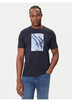 BOSS T-Shirt Te_Animali 50546362 Granatowy Regular Fit ze sklepu MODIVO w kategorii T-shirty męskie - zdjęcie 184681842