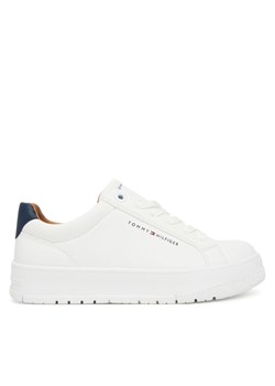 Tommy Hilfiger Sneakersy Low Cut Lace Up Sneaker T3X9-34091-1355 D Biały ze sklepu MODIVO w kategorii Buty sportowe dziecięce - zdjęcie 184681890