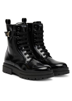 Tommy Hilfiger Trapery Lace-Up Bootie T4A5-34028-1453 S Czarny ze sklepu MODIVO w kategorii Buty zimowe dziecięce - zdjęcie 184681931