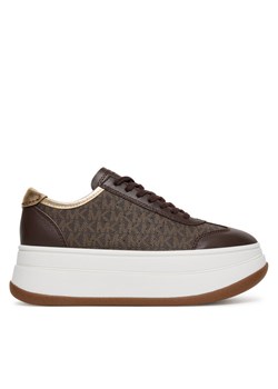MICHAEL Michael Kors Sneakersy Hayes 43T5HYFS2L Brązowy ze sklepu MODIVO w kategorii Buty sportowe damskie - zdjęcie 184681991
