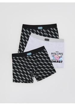 Reserved - Bokserki SmileyWorld® 3 pack - czarny ze sklepu Reserved w kategorii Majtki dziecięce - zdjęcie 184682630