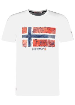 Geographical Norway Koszulka &quot;Jpalm&quot; w kolorze białym ze sklepu Limango Polska w kategorii T-shirty męskie - zdjęcie 184683184