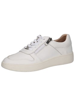 Caprice Skórzane sneakersy w kolorze białym ze sklepu Limango Polska w kategorii Buty sportowe damskie - zdjęcie 184683893
