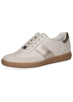 Caprice Skórzane sneakersy w kolorze kremowym ze sklepu Limango Polska w kategorii Buty sportowe damskie - zdjęcie 184683922
