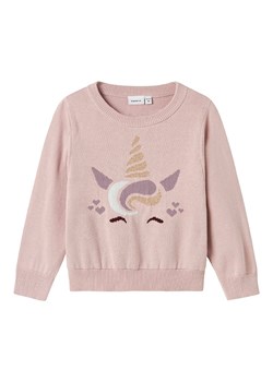 name it Sweter w kolorze jasnoróżowym ze sklepu Limango Polska w kategorii Swetry dziewczęce - zdjęcie 184684820