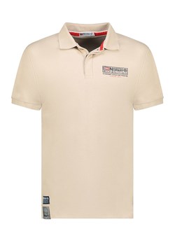 Geographical Norway Koszulka polo &quot;Koffroy&quot; w kolorze beżowym ze sklepu Limango Polska w kategorii T-shirty męskie - zdjęcie 184685430