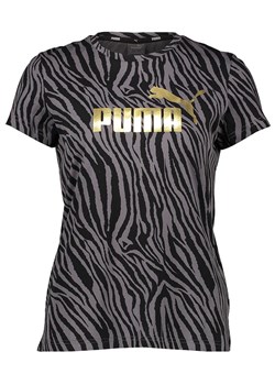 Puma Koszulka &quot;ESS+&quot; w kolorze czarno-szarym ze sklepu Limango Polska w kategorii Bluzki damskie - zdjęcie 184685524