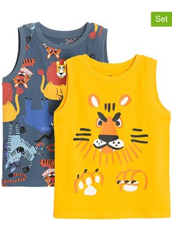 COOL CLUB Topy (2 szt.) w kolorze niebiesko-pomarańczowym ze sklepu Limango Polska w kategorii T-shirty chłopięce - zdjęcie 184685934