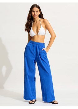 Seafolly Spodnie w kolorze niebieskim - id: 17338757 - marki SEAFOLLY - 184686074 Seafolly Spodnie w kolorze niebieskim ze sklepu Limango Polska w kategorii Spodnie damskie - zdjęcie 184686074