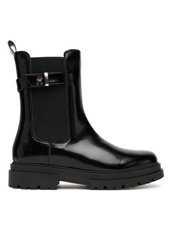 Botki Tommy Hilfiger Chelsea Boot T4A5-34029-1453 Czarny ze sklepu eobuwie.pl w kategorii Buty zimowe dziecięce - zdjęcie 184686470
