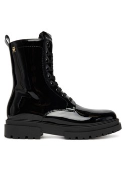 Tommy Hilfiger Trapery Lace-Up Bootie T4A5-34025-0775 D Czarny ze sklepu MODIVO w kategorii Buty zimowe dziecięce - zdjęcie 184686773
