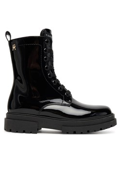 Tommy Hilfiger Trapery Lace-Up Bootie T4A5-34025-0775 S Czarny ze sklepu MODIVO w kategorii Buty zimowe dziecięce - zdjęcie 184686790