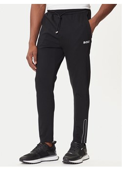 BOSS Spodnie dresowe Hicon 50542940 Czarny Regular Fit ze sklepu MODIVO w kategorii Spodnie męskie - zdjęcie 184686851