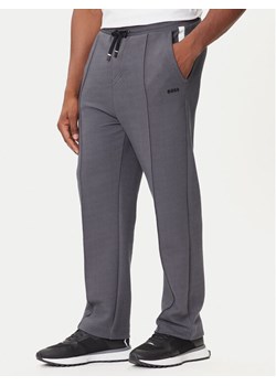 BOSS Spodnie dresowe TL 50543145 Szary Relaxed Fit ze sklepu MODIVO w kategorii Spodnie męskie - zdjęcie 184686864