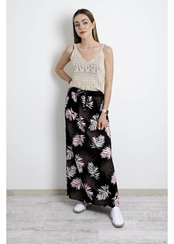 SPÓDNICA WZORZYSTA MAXI-CZARNA ze sklepu olika.com.pl w kategorii Spódnice - zdjęcie 184687682