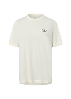 EA7 Emporio Armani Koszulka męska Mężczyźni Bawełna écru jednolity ze sklepu vangraaf w kategorii T-shirty męskie - zdjęcie 184688062