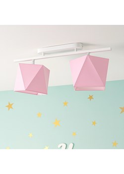 Nowoczesna lampa sufitowa dla dzieci z różowymi abażurami AKRON ze sklepu Lysne w kategorii Lampy dziecięce - zdjęcie 184688124