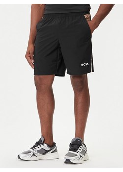 BOSS Szorty sportowe S_T-Match 50541370 Czarny Regular Fit ze sklepu MODIVO w kategorii Spodenki męskie - zdjęcie 184688521
