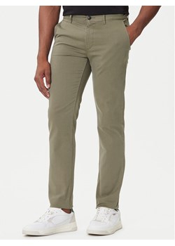 BOSS Chinosy 50510933 Zielony Slim Fit ze sklepu MODIVO w kategorii Spodnie męskie - zdjęcie 184688552