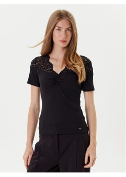 Morgan Bluzka 252-DELINE Czarny Slim Fit ze sklepu MODIVO w kategorii Bluzki damskie - zdjęcie 184688553