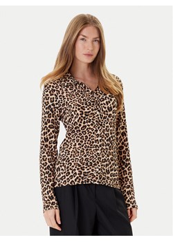 Morgan Koszula 252-TJOSY Brązowy Slim Fit ze sklepu MODIVO w kategorii Koszule damskie - zdjęcie 184688584