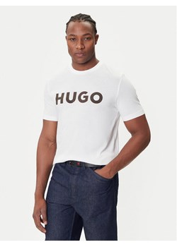 HUGO T-Shirt Dulivio 50542737 Écru Regular Fit ze sklepu MODIVO w kategorii T-shirty męskie - zdjęcie 184688600