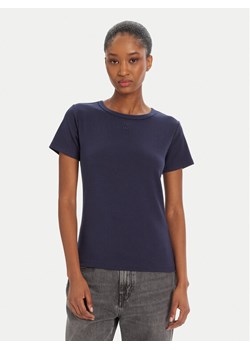 HUGO T-Shirt Deloris 50512002 Granatowy Regular Fit ze sklepu MODIVO w kategorii Bluzki damskie - zdjęcie 184688602