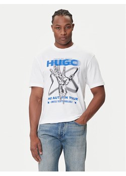 HUGO T-Shirt Nopix 50543494 Biały Regular Fit ze sklepu MODIVO w kategorii T-shirty męskie - zdjęcie 184688632