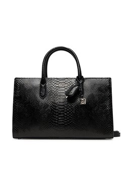 Torebka MICHAEL Michael Kors Scarlett 30T5SETS2L Czarny ze sklepu eobuwie.pl w kategorii Kuferki - zdjęcie 184690574