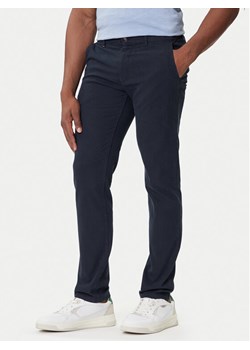 BOSS Chinosy 50548006 Granatowy Slim Fit ze sklepu MODIVO w kategorii Spodnie męskie - zdjęcie 184691031