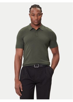 HUGO Polo San Peter-CV 50536672 Zielony Regular Fit ze sklepu MODIVO w kategorii T-shirty męskie - zdjęcie 184691052