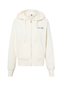 Tommy Hilfiger Damska kurtka z kapturem Kobiety écru wypukły wzór tkaniny ze sklepu vangraaf w kategorii Bluzy damskie - zdjęcie 184691660