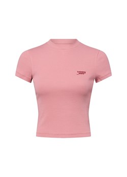 Tommy Jeans Koszulka damska Kobiety Bawełna brudny róż jednolity ze sklepu vangraaf w kategorii Bluzki damskie - zdjęcie 184691672
