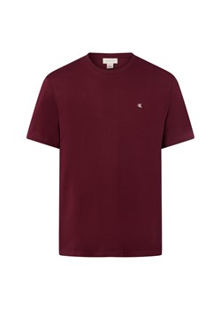 Calvin Klein Jeans Koszulka męska Mężczyźni Bawełna bordowy jednolity ze sklepu vangraaf w kategorii T-shirty męskie - zdjęcie 184691674
