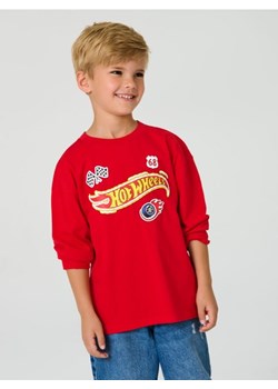 Sinsay - Koszulka z długimi rękawami Hot Wheels - czerwony ze sklepu Sinsay w kategorii T-shirty chłopięce - zdjęcie 184692094