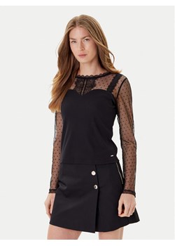 Morgan Bluzka 252-TIPO 979 Czarny Slim Fit ze sklepu MODIVO w kategorii Bluzki damskie - zdjęcie 184692161