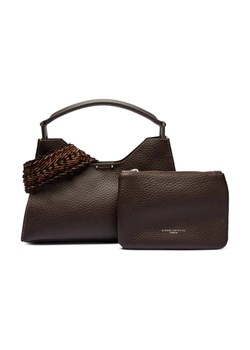 GIANNI CHIARINI Skórzany kuferek + saszetka AURORA ze sklepu Gomez Fashion Store w kategorii Kuferki - zdjęcie 184692293