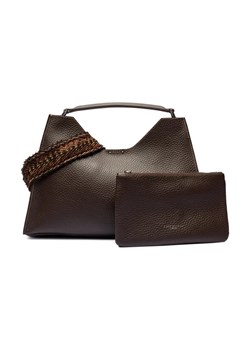 GIANNI CHIARINI Skórzana shopperka + saszetka AURORA ze sklepu Gomez Fashion Store w kategorii Torby Shopper bag - zdjęcie 184692294