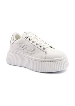 Karl Lagerfeld Skórzane sneakersy KREEPER LO ze sklepu Gomez Fashion Store w kategorii Buty sportowe damskie - zdjęcie 184692333