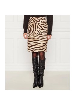 LAUREN RALPH LAUREN Lniana spódnica LAYDRE ze sklepu Gomez Fashion Store w kategorii Spódnice - zdjęcie 184692373