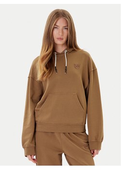 PINKO Bluza Melato 105507 A2RB Brązowy Regular Fit ze sklepu MODIVO w kategorii Bluzy damskie - zdjęcie 184693410